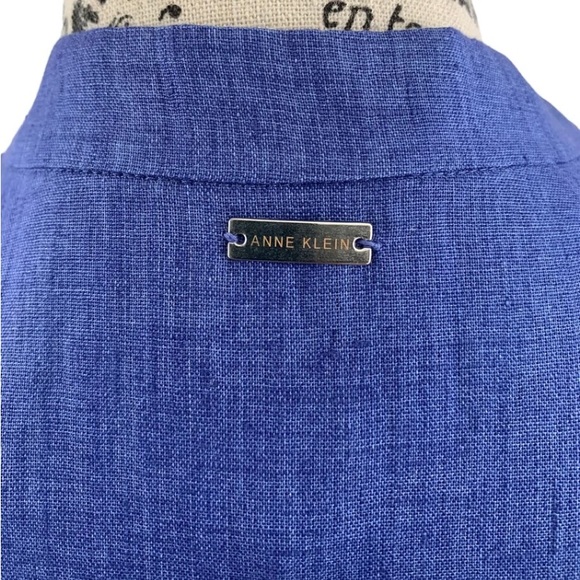 Anne Klein NWT linen women’s large midi dress - Picture 11 of 15